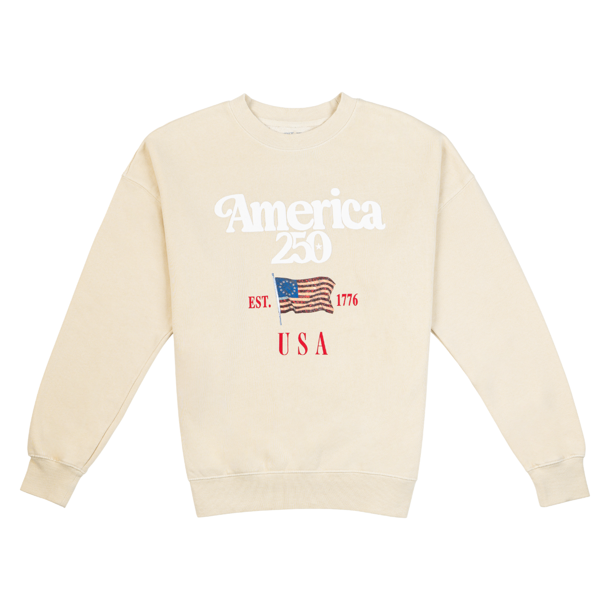 America 250 Crewneck - Chalk – Nixon Library Museum Store
