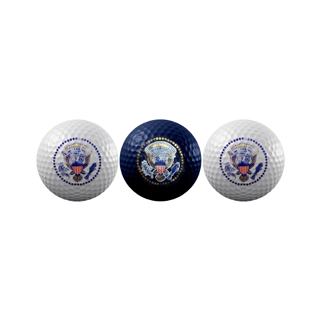 Presidential Seal Golf Balls - Set of 3